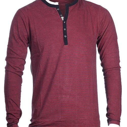 Men's Long Sleeve Serafino