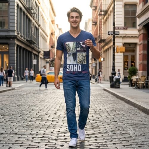 Men's Short Sleeve T-Shirt — Style 914