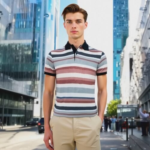 Men’s Short Sleeve Polo Shirt 5912