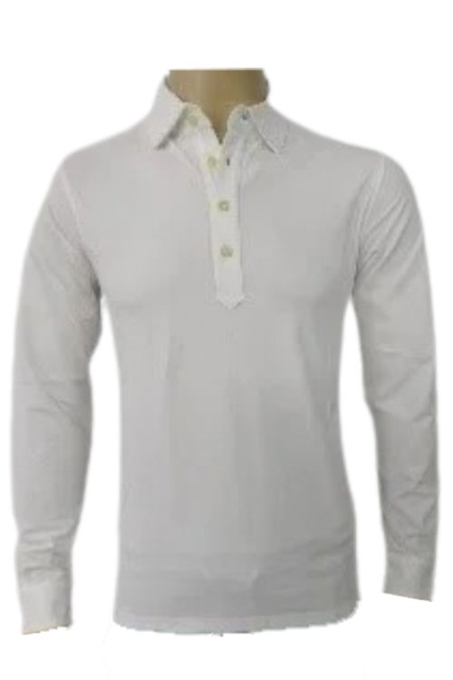 Men's Long Sleeve POP Over offwhite Shirt