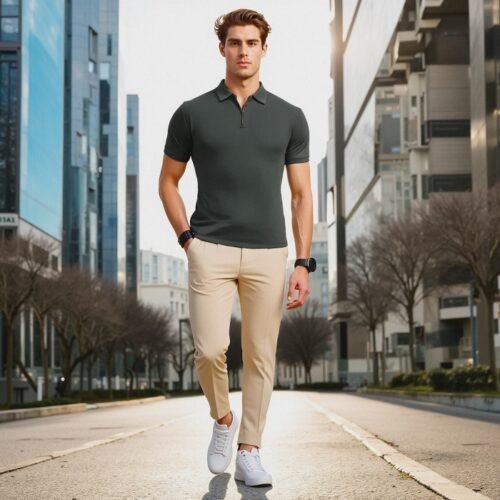 Our Own Branded Men’s Short Sleeve Polo Shirt 5914