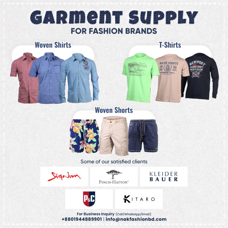 Garment Supply for Fashion Brands