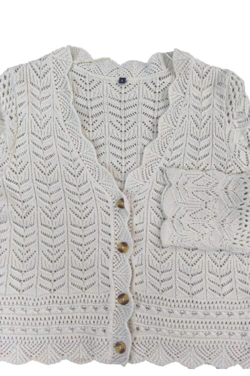 Ladies Long Sleeve Cardigan