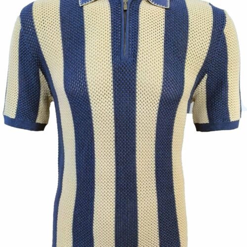 Men’s Short Sleeve Polo Shirt with Half Zipper