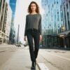 Ladies Pull Boatneck Ajour 1