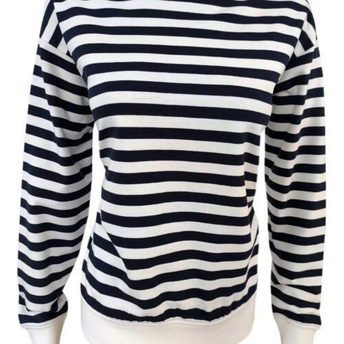 Ladies Stripe Sweat Shirt