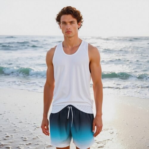 Men's Multi Color Swim Shorts SS002