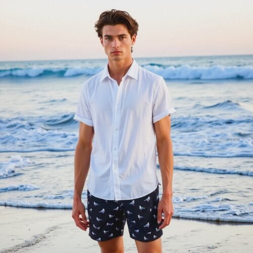 Swim Shorts Navy Color for Men
