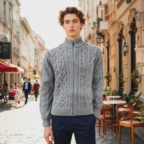 Knitted Jacket full zip