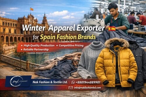 Exportador de Ropa de Invierno para Marcas de Moda en España