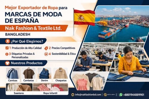 El Mejor Exportador de Ropa para Marcas de Moda de Espana