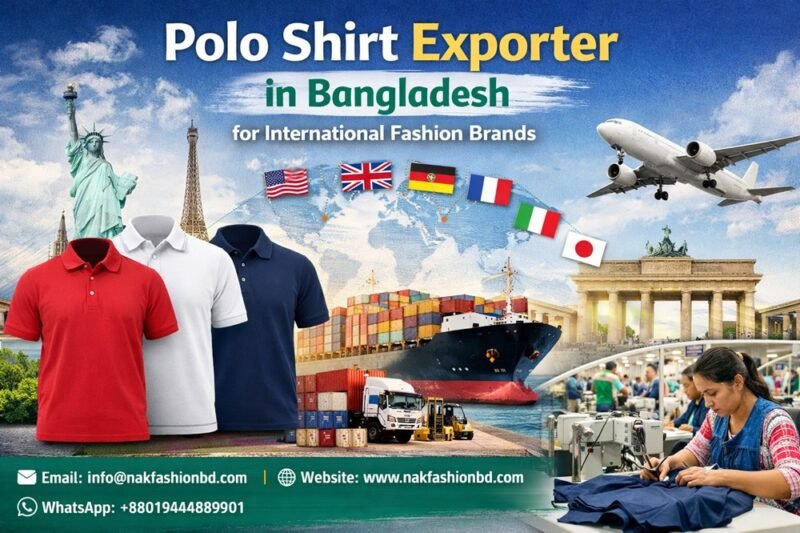 Polo Shirt Exporter for International Fashion Brands in Bangladesh
