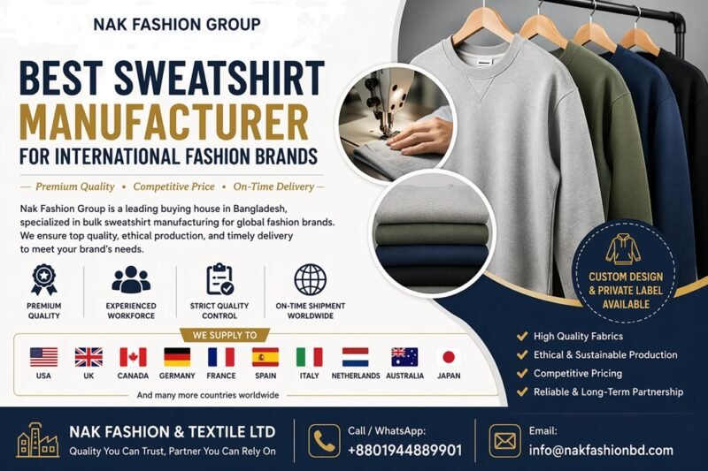 Best Sweatshirt for International Fashion Brands