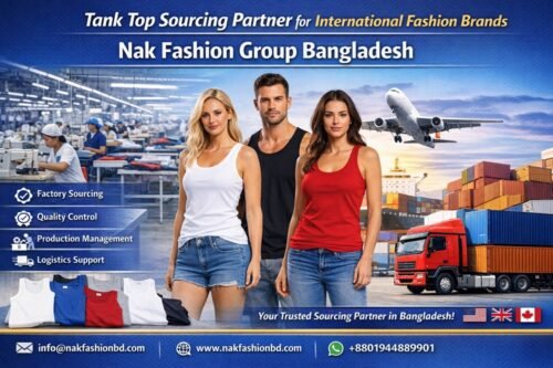 Tank Top Export Support for International Fashion Brands