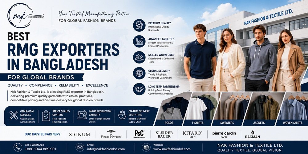 Best RMG Exporters in Bangladesh for Global Brands