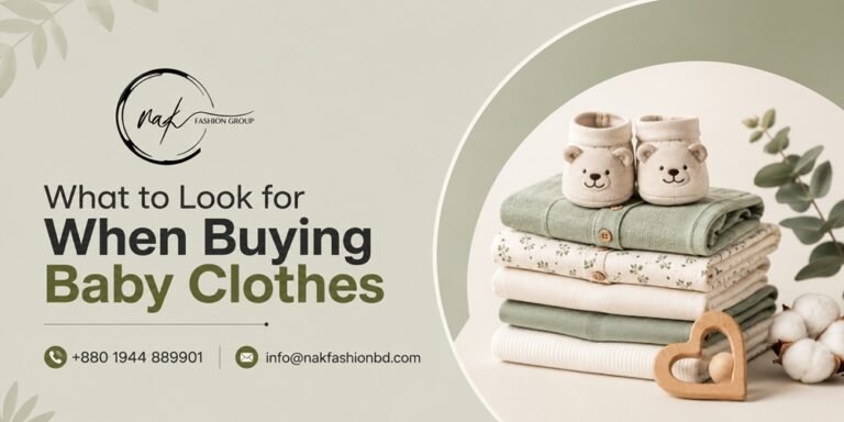 What to Look for When Buying Baby Clothes
