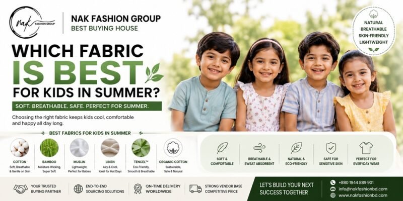 Which Fabric is Best for Kids in Summer?