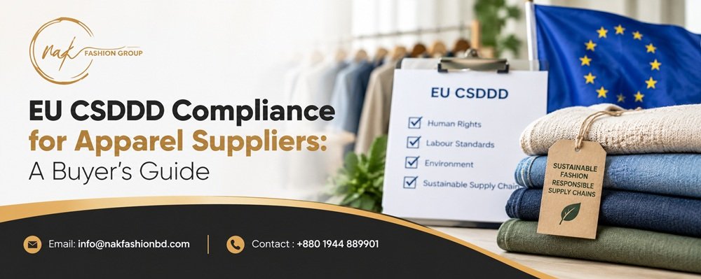 EU CSDDD Compliance for Apparel Suppliers: A Buyer’s Guide